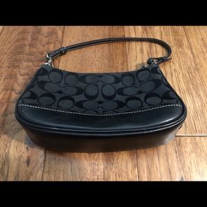 Coach Signature C Canvas /Leather Purse